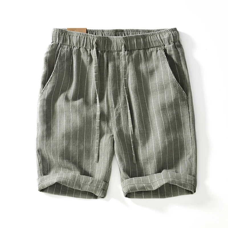 Shoreline Cotton Linen Shorts