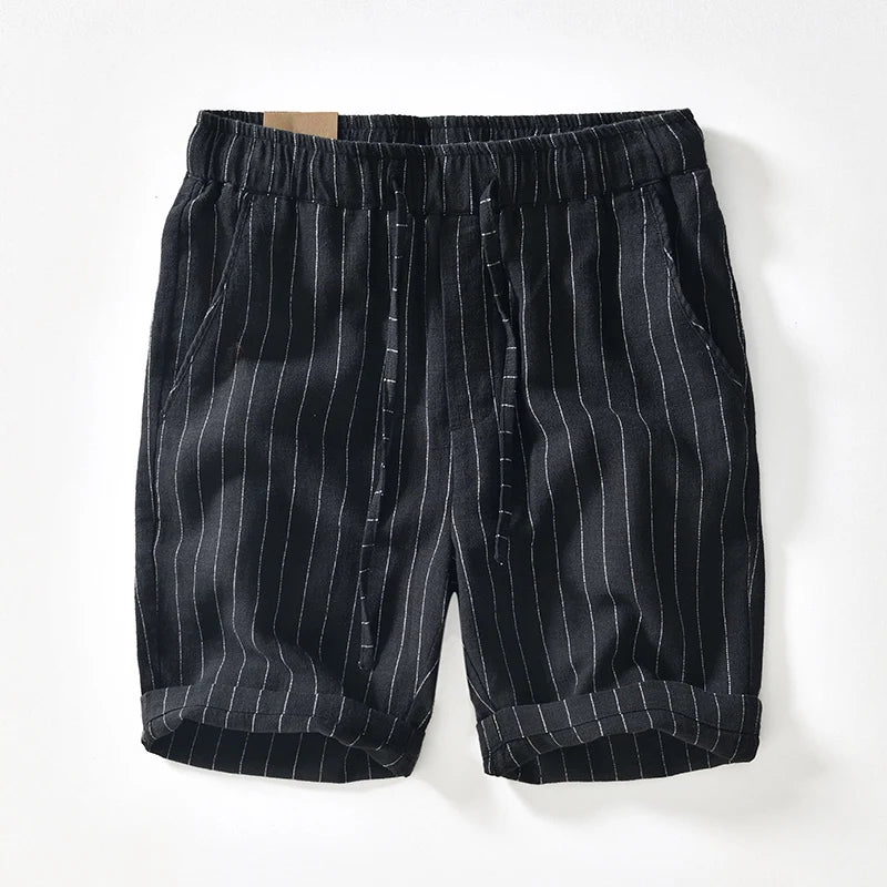 Shoreline Cotton Linen Shorts