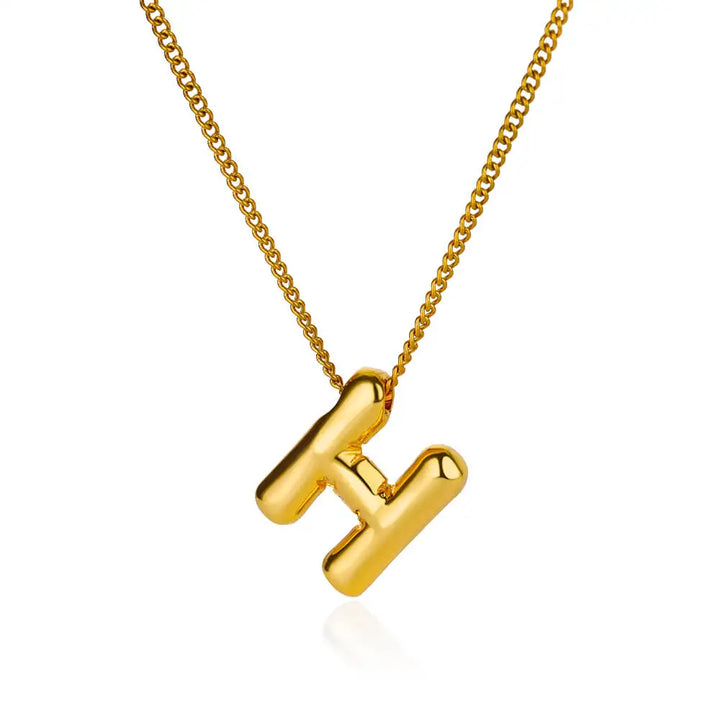 Charm Alphabetica Stainless Steel Necklace