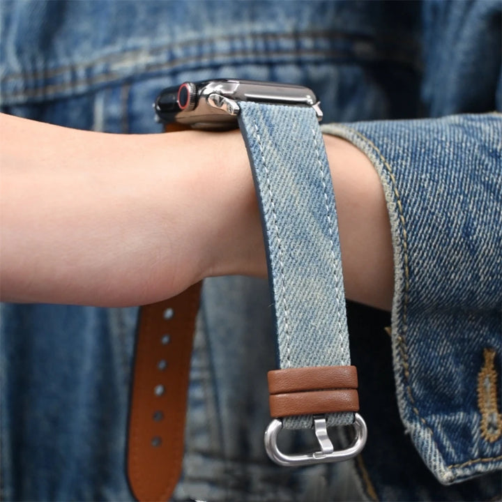 Denim Dial Apple Watchband