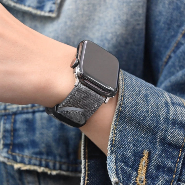 Denim Dial Apple Watchband