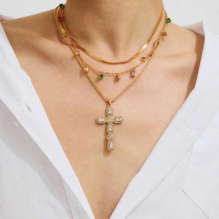 Nova Cross Necklace