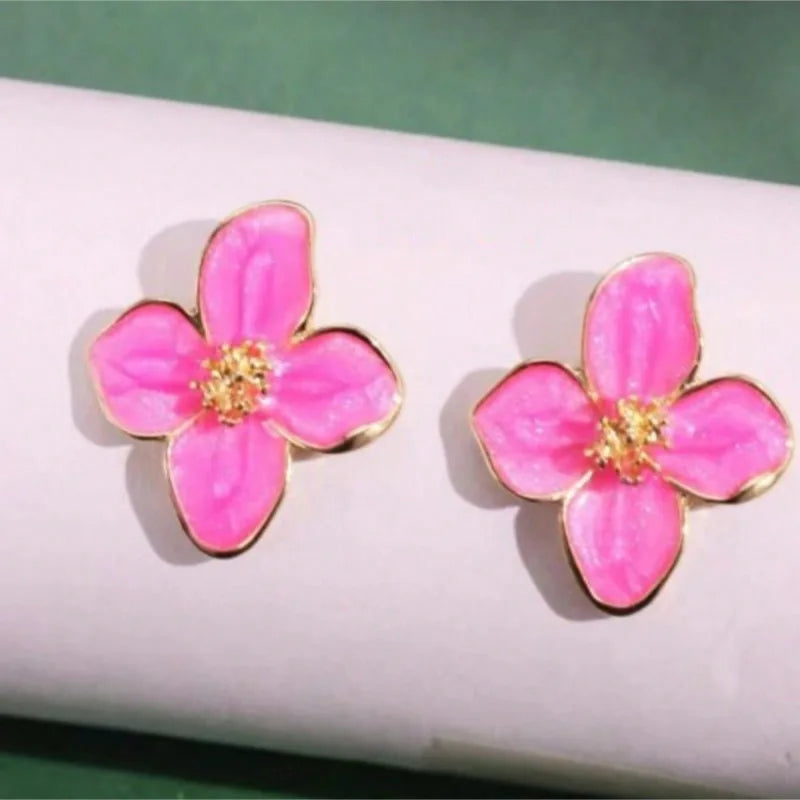 Verdant Flower Earrings