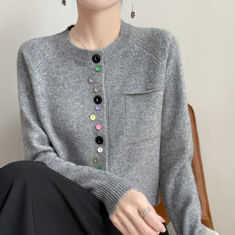 Everly Wool Cardigan