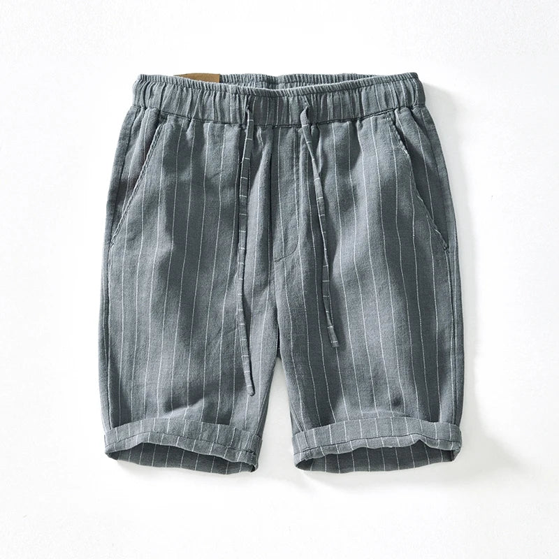 Shoreline Cotton Linen Shorts