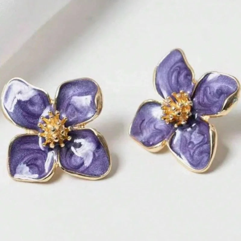 Verdant Flower Earrings