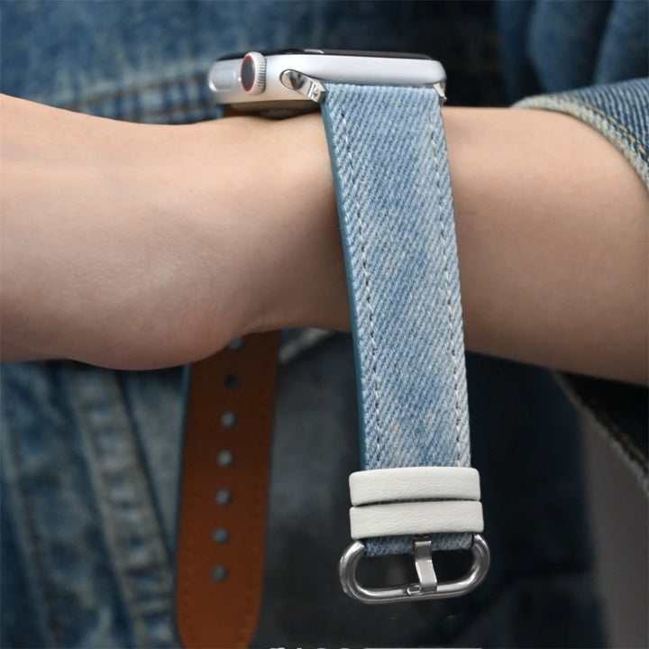 Denim Dial Apple Watchband