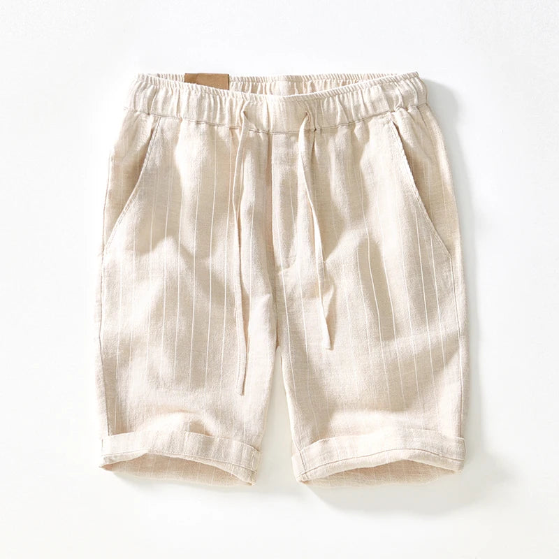 Shoreline Cotton Linen Shorts