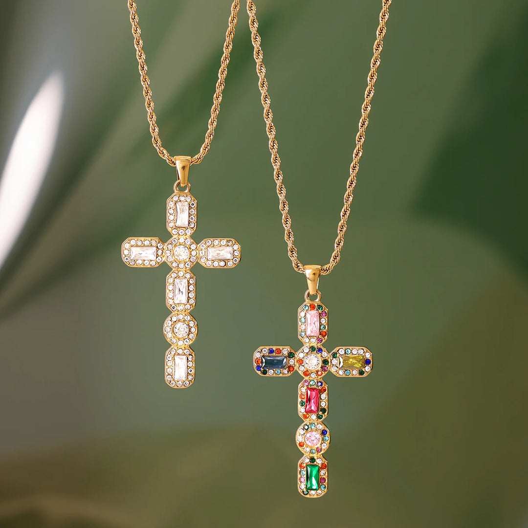 Nova Cross Necklace