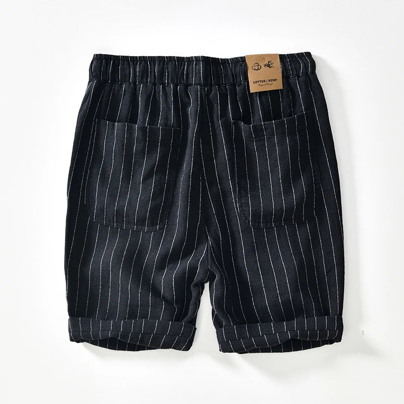 Shoreline Cotton Linen Shorts