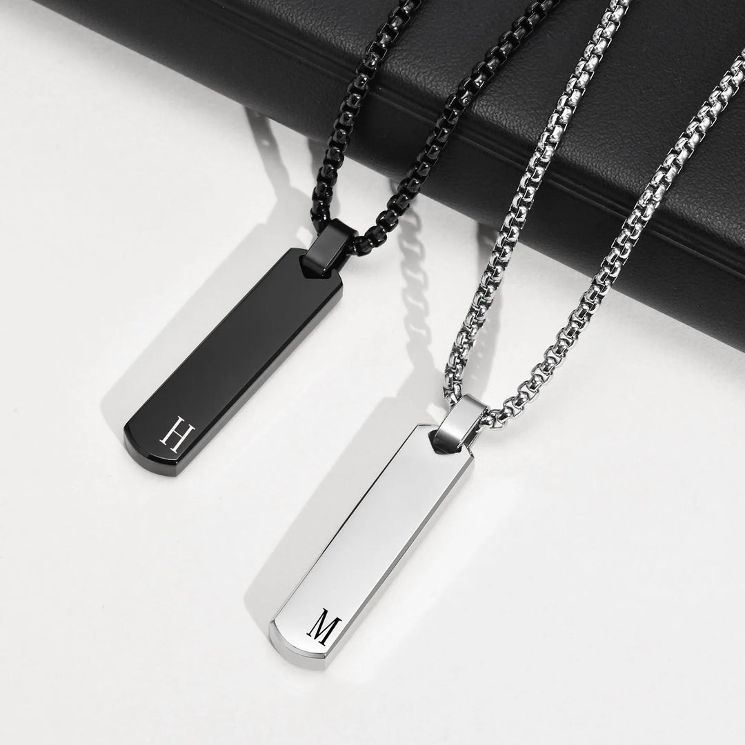 Stainless Steel Bar Necklace
