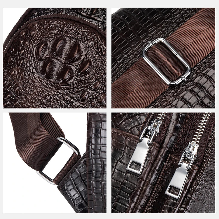 Outlaw Croc Crossbody Bag