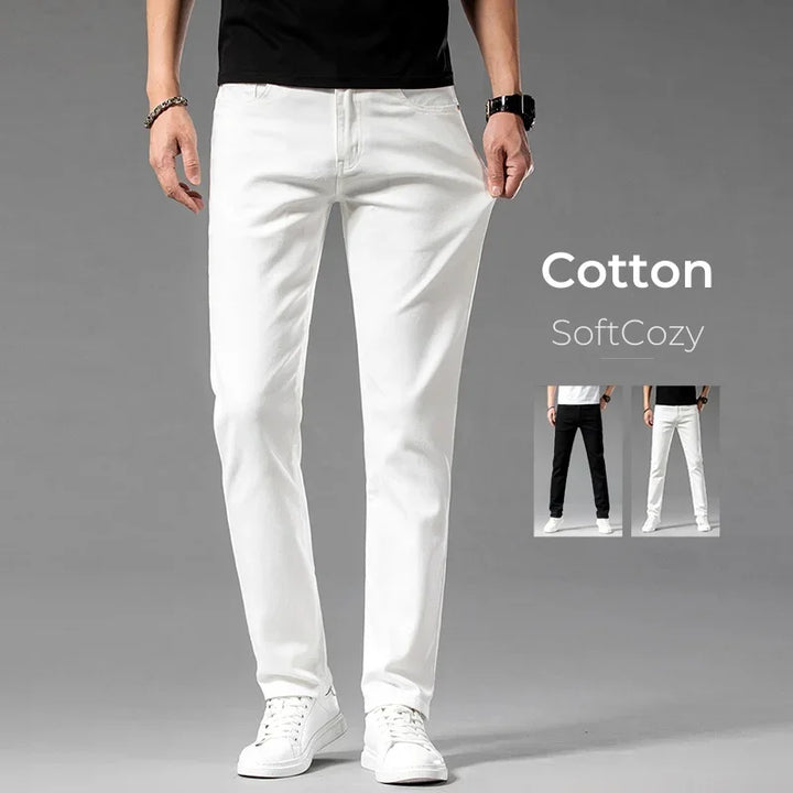 Belmont Straight Cut Cotton Pants