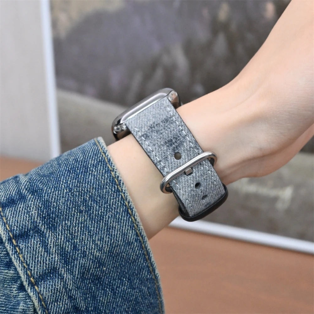 Denim Dial Apple Watchband