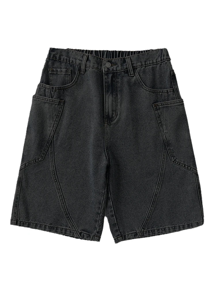 Civic Stitch Denim Shorts