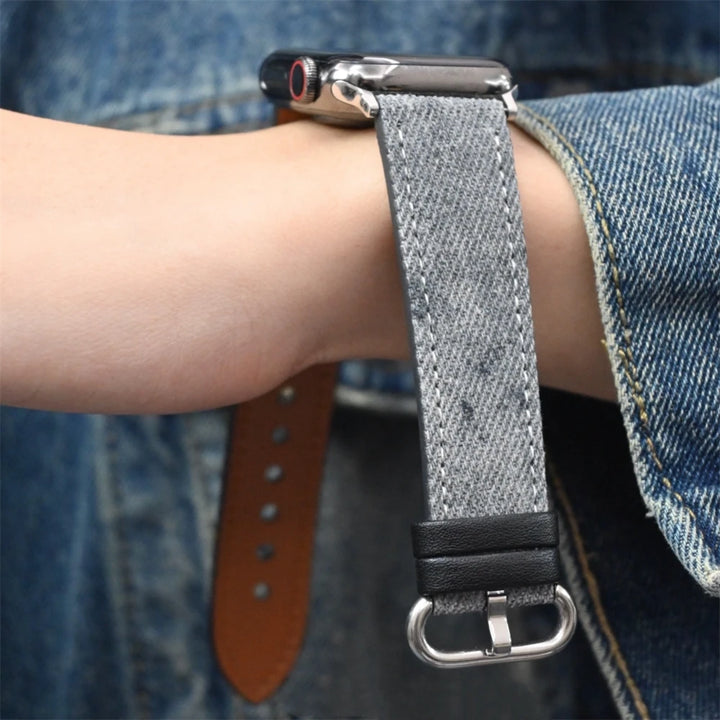 Denim Dial Apple Watchband