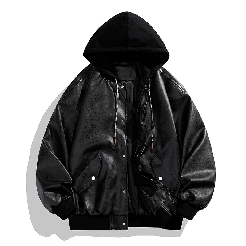 Rogue Leather Hoodie