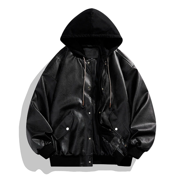 Rogue Leather Hoodie