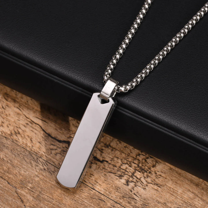 Stainless Steel Bar Necklace