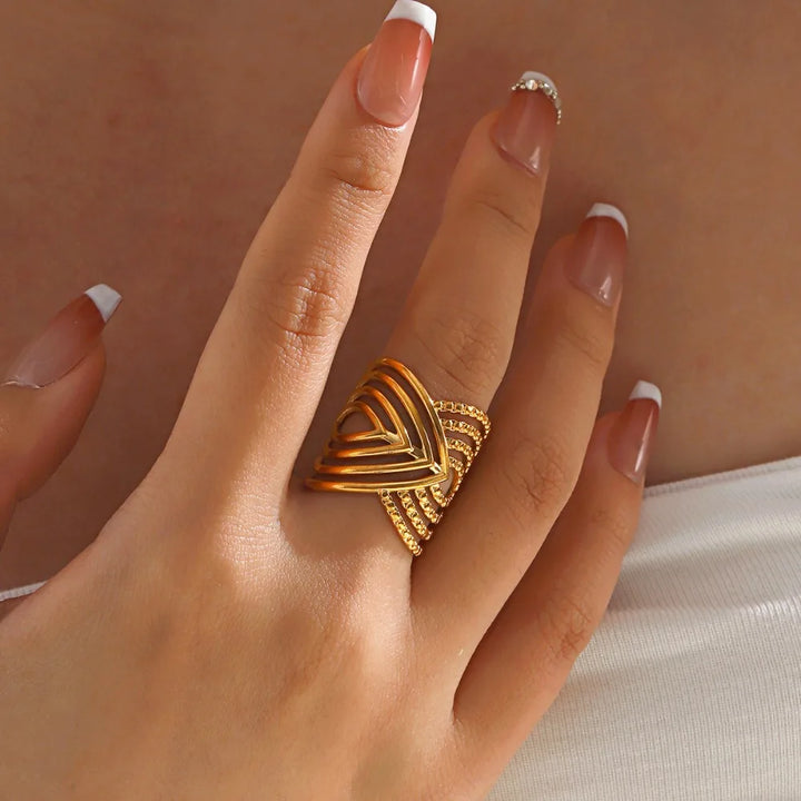 Solene Stainless Steel Ring