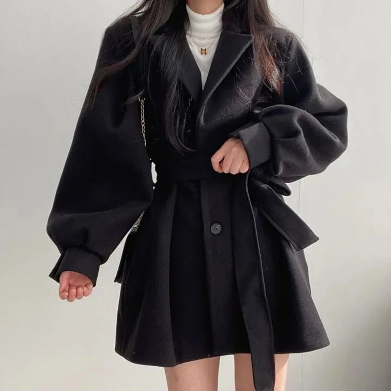 Bella Bow Belted Coat