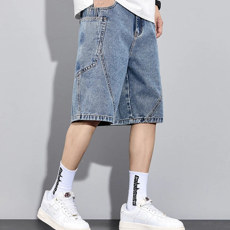 Civic Stitch Denim Shorts