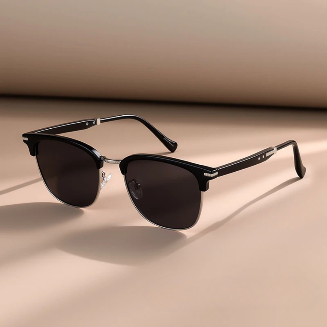 Caspian Clubmaster Unisex Sunglasses