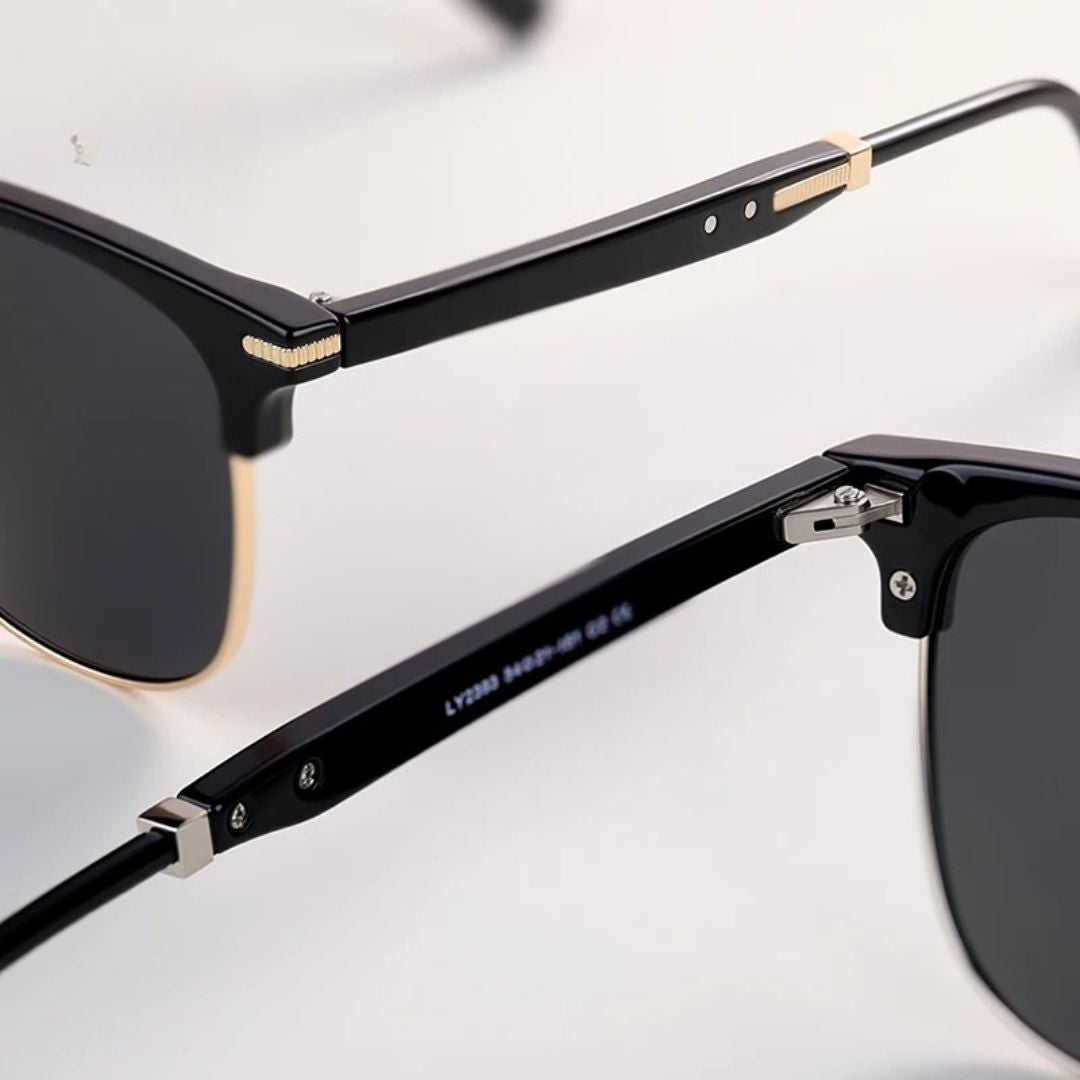 Caspian Clubmaster Unisex Sunglasses