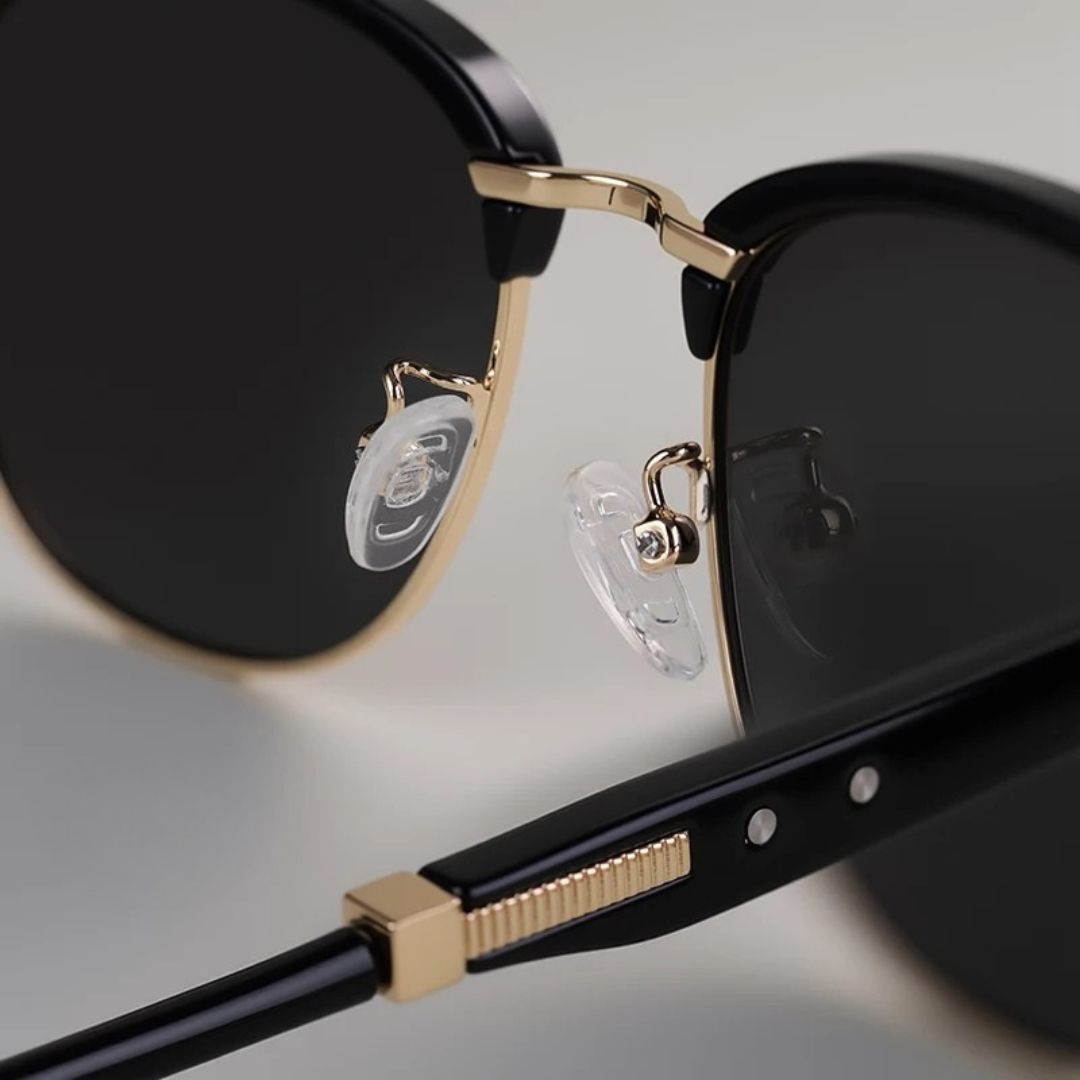 Caspian Clubmaster Unisex Sunglasses